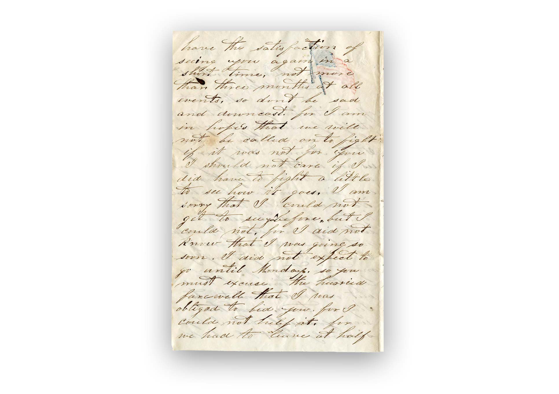 Letter from William Parker to Mollie Boyer, 1861 - Page 2